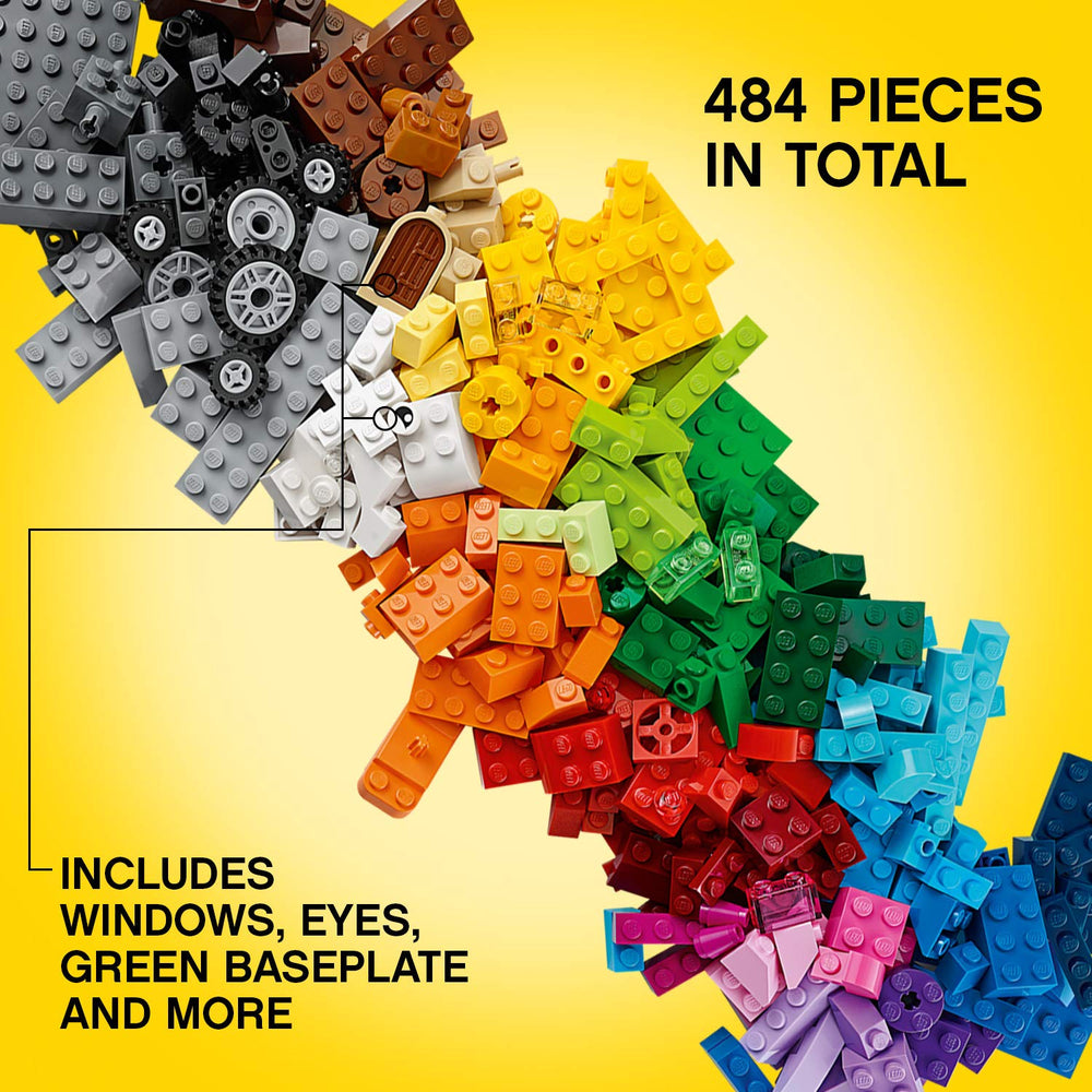 LEGO Classic 10696 colorful bricks spark vibrant, varied creations.