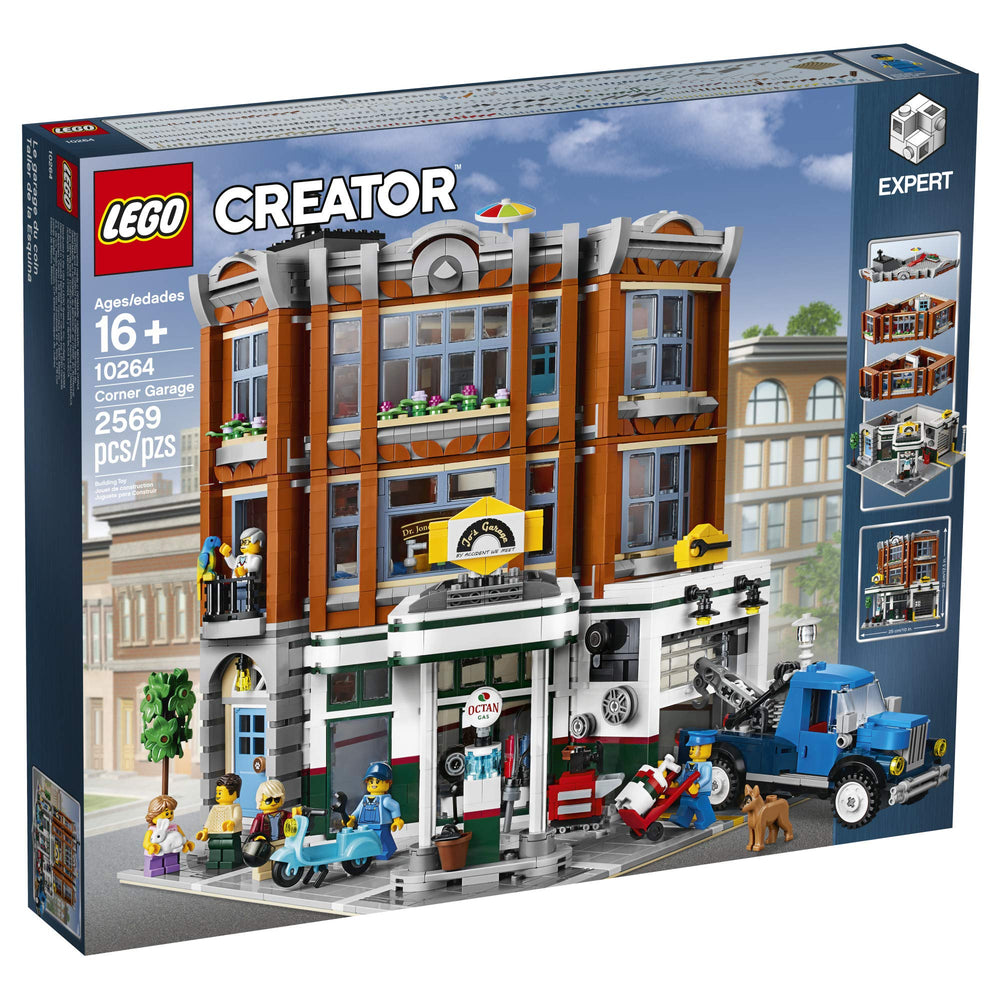 LEGO Creator Expert Corner Garage 10264 animal clinic interior with examination table