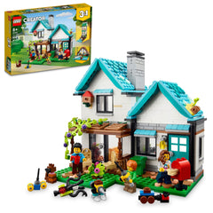 LEGO Creator 3-in-1 Cozy House family living room scene for imaginative play