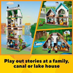 LEGO Creator 3-in-1 Cozy House lakeside boat scene for creative play
