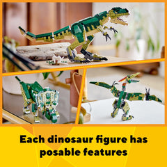 LEGO Creator 3-in-1 dinosaur nest with eggs for display