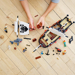 assorted pirate accessories like map and telescope to enhance pretend play