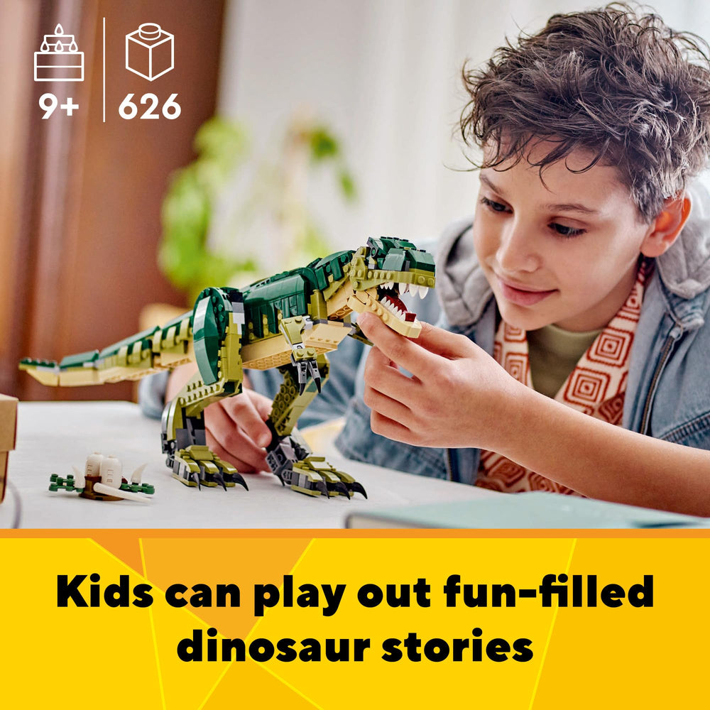 LEGO Creator 3-in-1 Pterodactyl model with movable wings