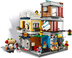 LEGO Creator 3-in-1 Townhouse with a toy tram for busy city builds