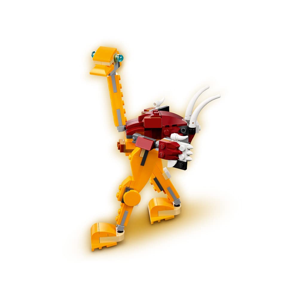 LEGO Creator 3in1 Wild Lion creative-build options encourage experimentation
