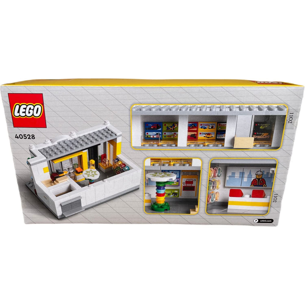 LEGO Creator Brand Store 40528 close-up detail, highlights promotional design for collectors.
