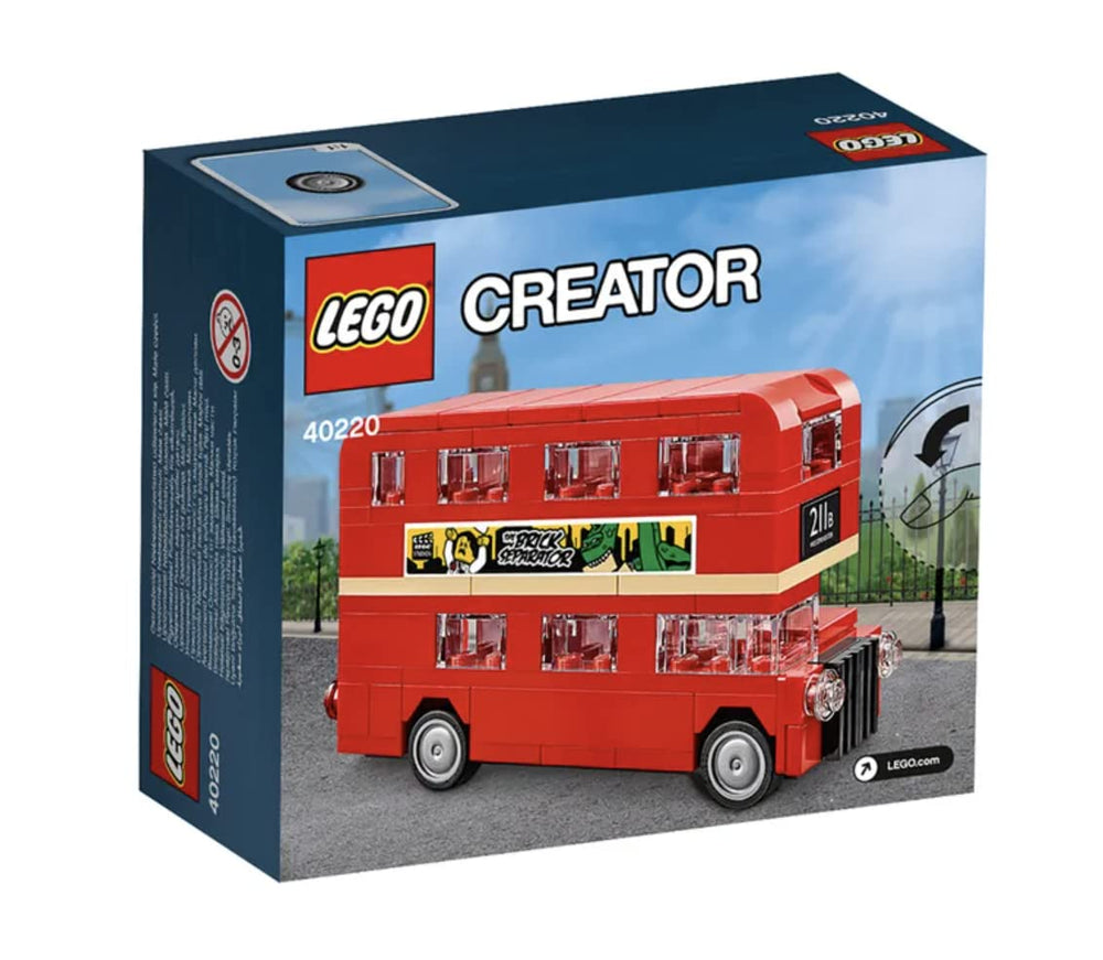 LEGO Creator London Bus side view highlights compact build and display potential