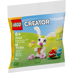 LEGO Easter Bunny 30668: compact build for travel and play.