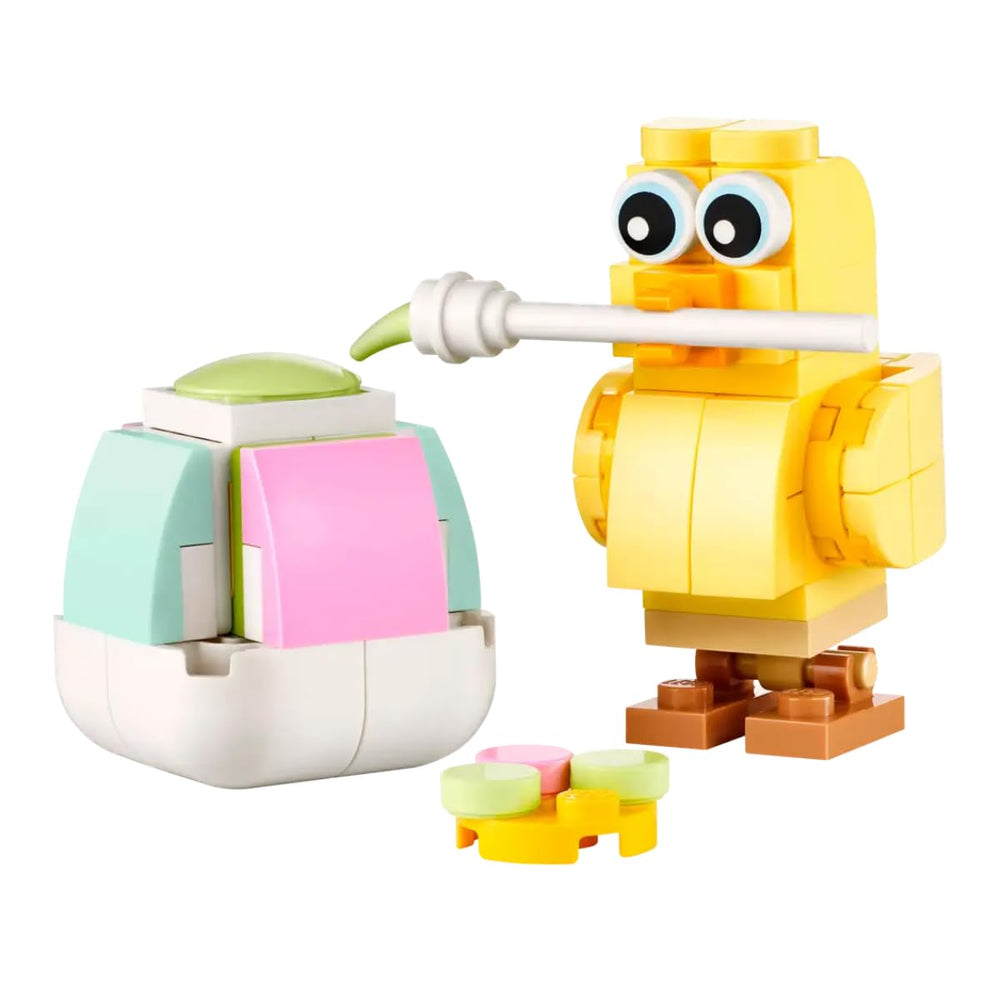 LEGO Creator 30690 Easter Egg and Chick front view for imaginative play.