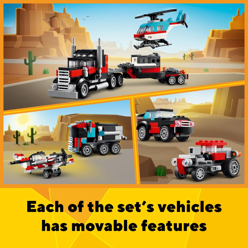 LEGO Creator fuel truck complements the plane for pretend missions