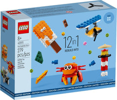 LEGO Creator Fun Creativity 12 in 1 Promo Set 40593 front view showcasing authentic parts for versatile building