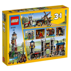 LEGO Creator Medieval Castle 31120 roof tiles highlight texture and authentic look