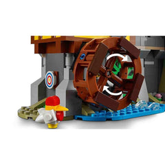 LEGO Creator Medieval Castle 31120 tower detail highlights dramatic architecture for imaginative scenes