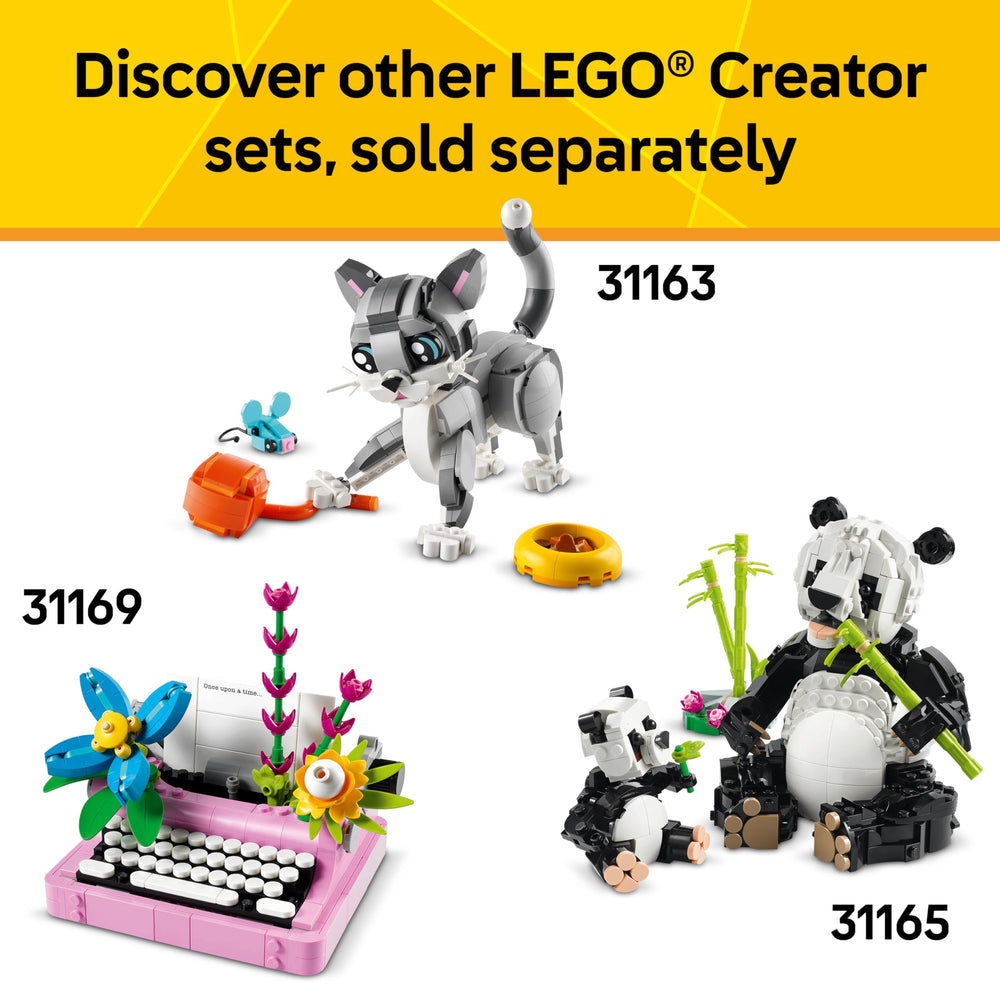 LEGO Creator kit supports ages 8+ and inviting family build sessions.