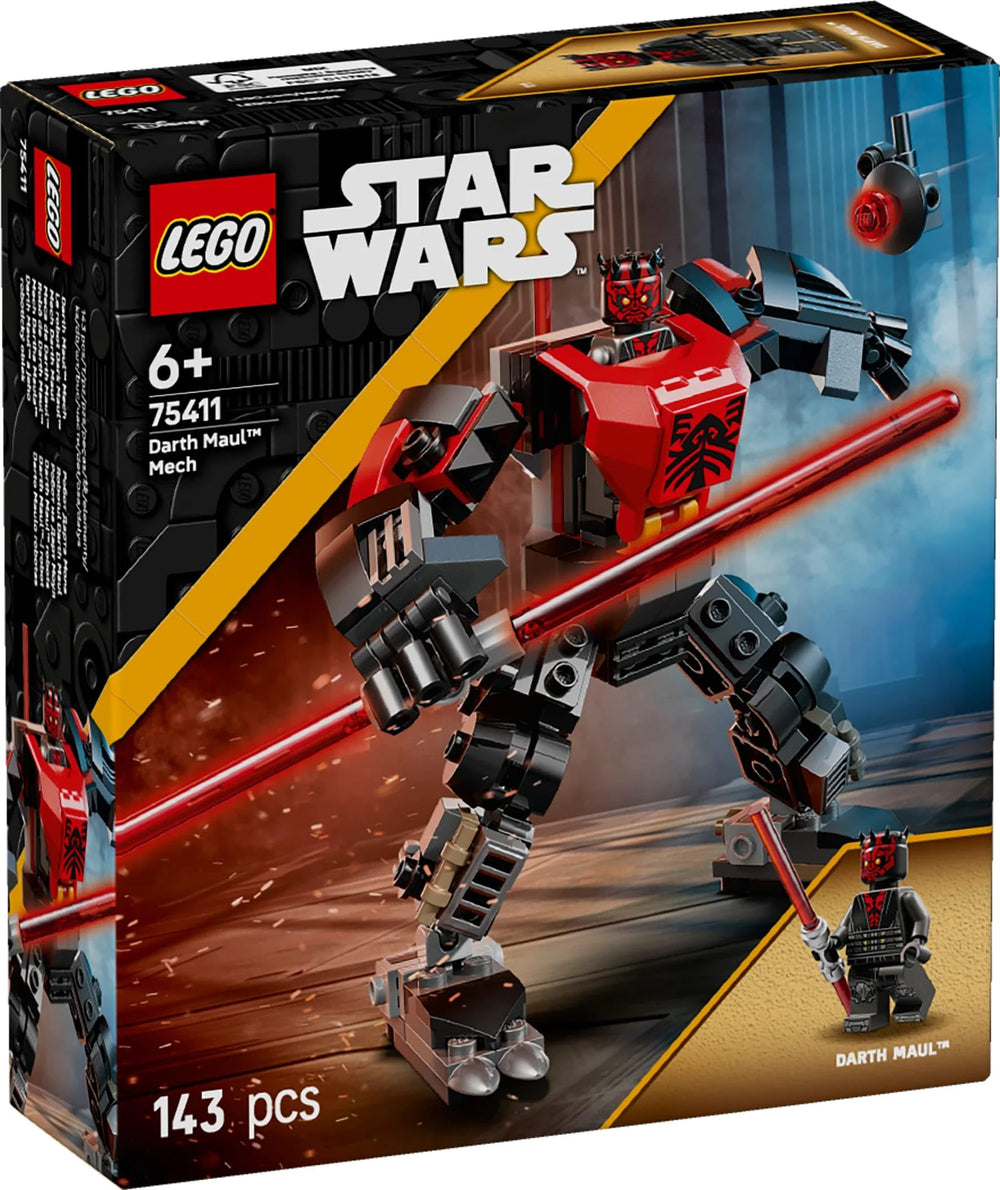 LEGO Darth Maul Mech assembly build demonstrates beginner-friendly steps