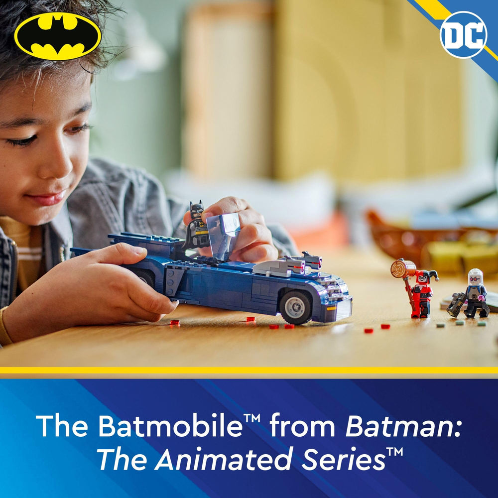 LEGO DC Batman Harley Quinn figure included for action-packed pretend play.