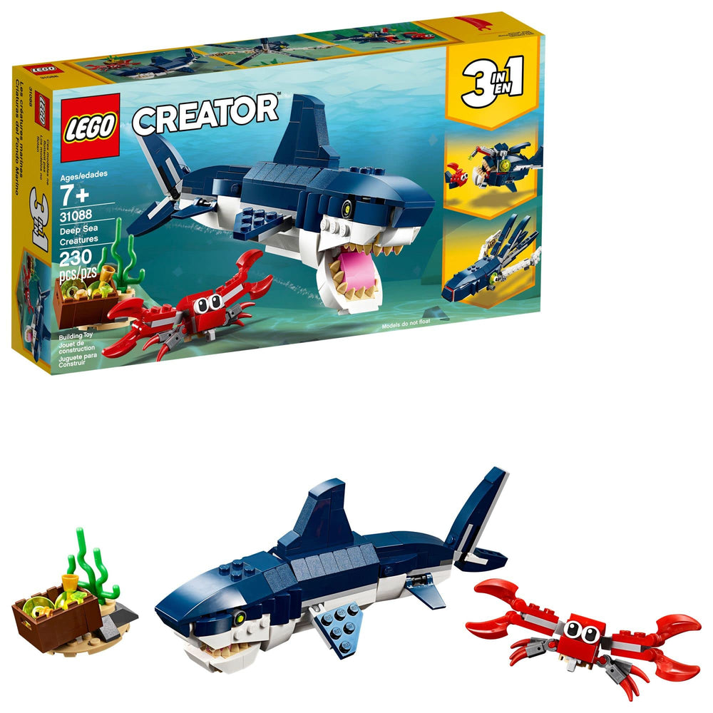 LEGO Deep Sea Creatures shark figure for immersive ocean play and storytelling
