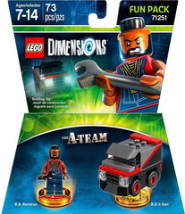 LEGO Dimensions B.A. Baracus figure ready for action-packed play
