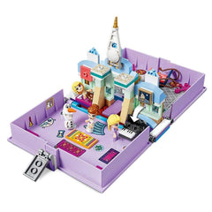 LEGO Disney Anna and Elsa castle interior piano bedroom for storytelling