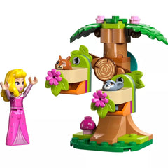 LEGO Disney Aurora mini-doll figure enhances storytelling during forest adventures.