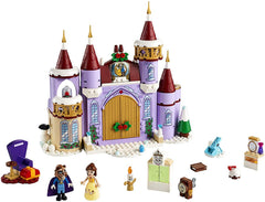 LEGO Disney Belle's Castle Winter Celebration vanity table and accessories for pretend grooming