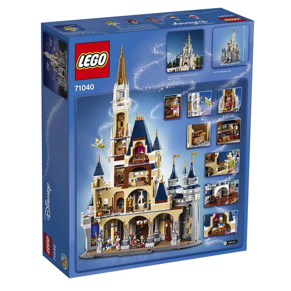 LEGO Disney Castle fireworks function adds magical display during play
