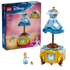 LEGO Disney Cinderella dress display stand with secret storage for minidolls.