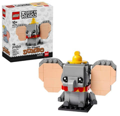 LEGO Disney Dumbo BrickHeadz figure with movable ears for display or imaginative play