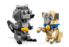 LEGO Disney Duos 43226 Percy and Meeko figures enhance collectible displays