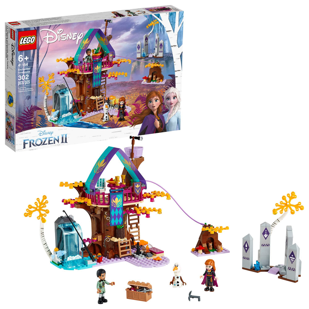 LEGO Disney Frozen II Enchanted Treehouse: Anna doll in a cozy bedroom for imaginative play.