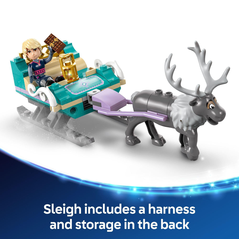 LEGO Disney Frozen stable with harness detail supports authentic storytelling.