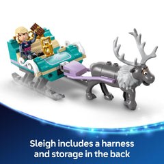 LEGO Disney Frozen stable with harness detail supports authentic storytelling.