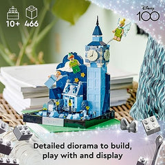 LEGO Disney glow-in-the-dark moon element adds enchanting nighttime display effect