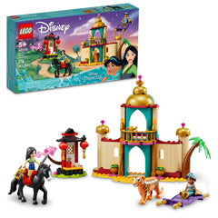 LEGO Disney Jasmine and Mulan Adventure palace exterior promotes imaginative play