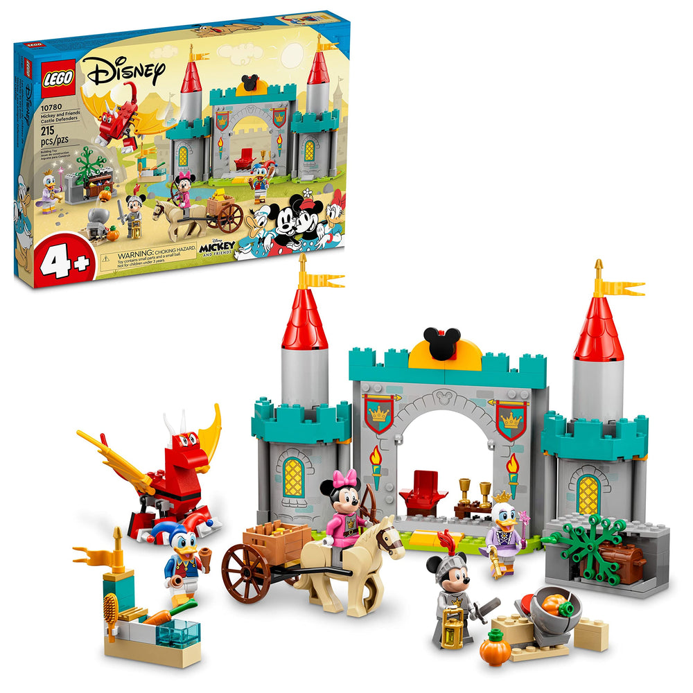 LEGO Disney Mickey and Friends Castle Defenders front view for imaginative play