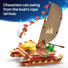 LEGO Disney Moana Rope Lei Hulu enables climactic pretend sea explorations.
