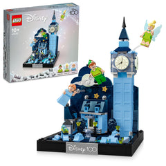 LEGO Disney Peter Pan Wendy Flight over London diorama offers dramatic display on shelves