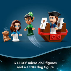 LEGO Disney Peter Pan Wendy storybook adventure Nana dog figure for loyal companion play