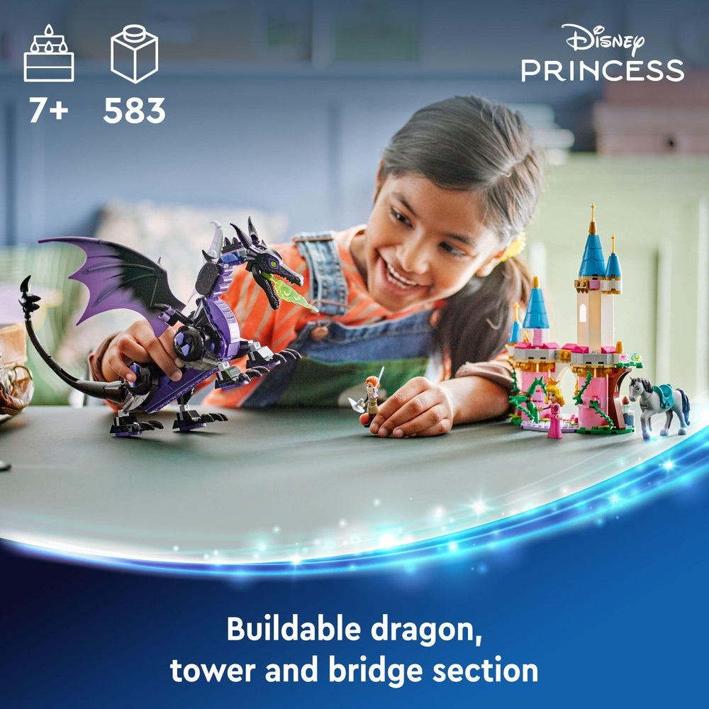 LEGO Aurora and Prince Phillip figures for fairy tale scenes