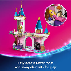 LEGO castle bridge and towers detailed play area for dramatic scenes