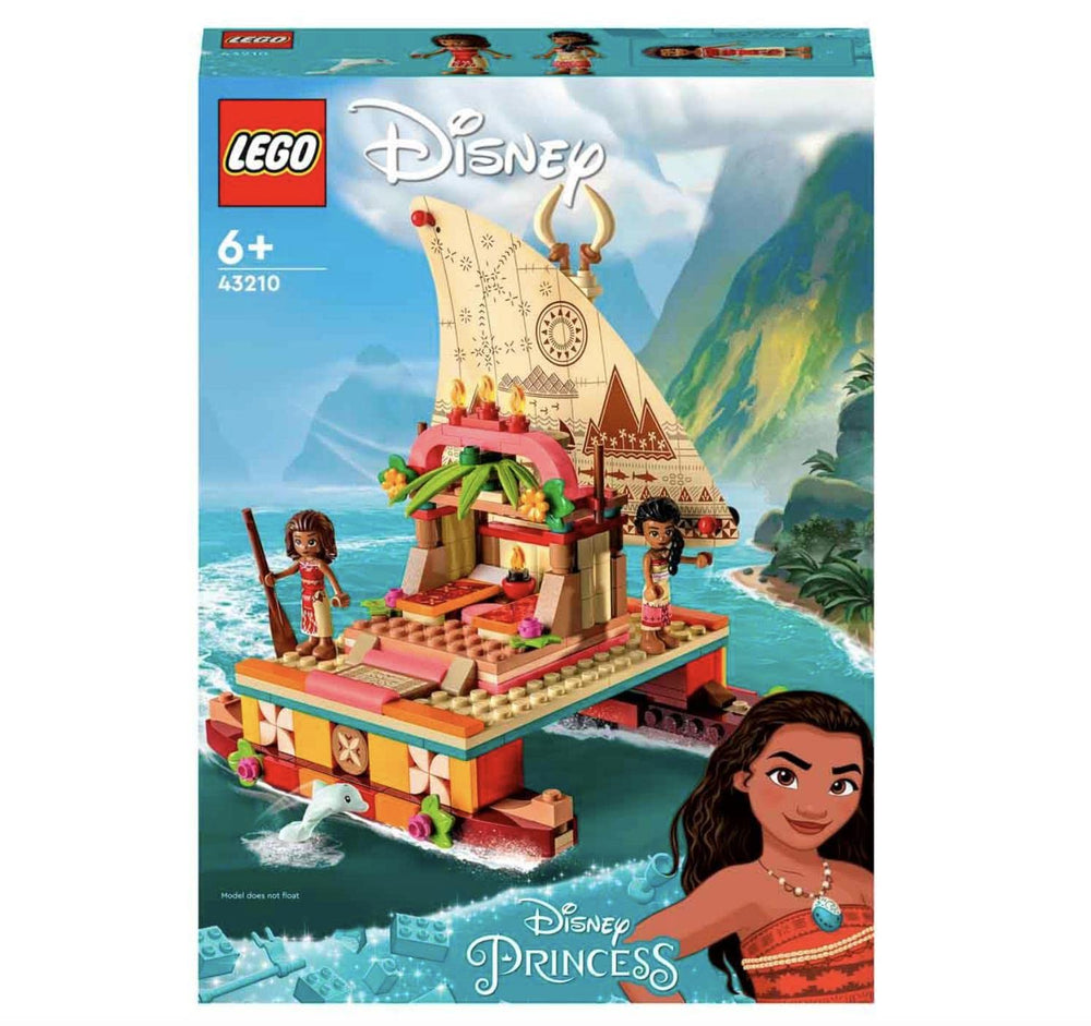 LEGO Moana mini-doll and Sina mini-doll join boat adventures for storytelling