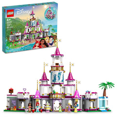 LEGO Disney Princess Ultimate Adventure Castle front view for imaginative play
