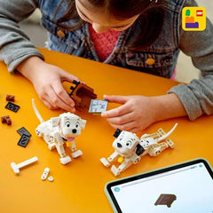 LEGO Disney puppy-building set offering family-friendly fun and imaginative storytelling.