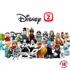 LEGO Disney Series 2 Minnie vintage minifigure with accessory for display and imaginative play.