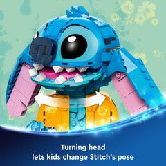 LEGO Disney Stitch toy building kit moving ears for expressive posing