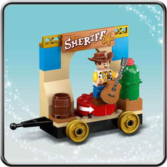 LEGO Disney Train accessories like guitar and balloons spark playful moments