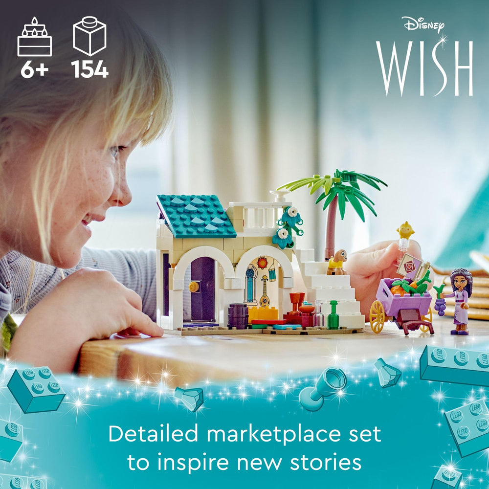 LEGO Disney Asha stairs and balcony in Rosas promote dynamic play.