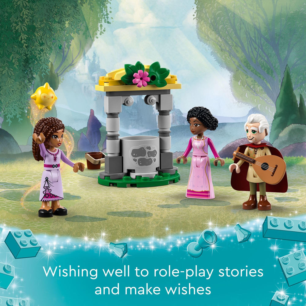 LEGO Disney Wish Asha Cottage kitchen and bedroom details inspire daily adventures.