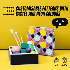 LEGO DOTS Big Box 41960 storage box desk tidy for neat organization in a child’s room.
