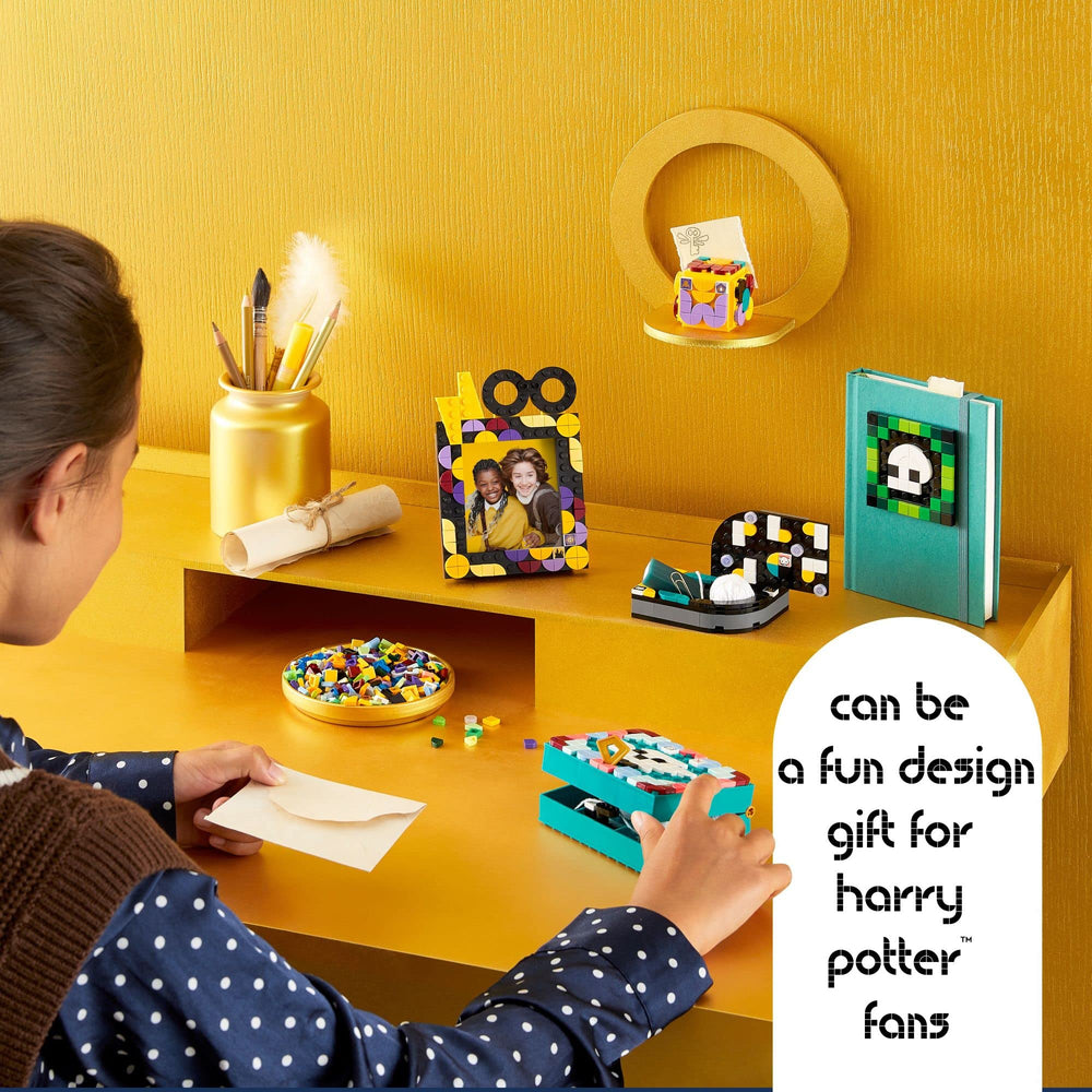 LEGO DOTS Hogwarts mosaic tiles feature exclusive designs for personalization.